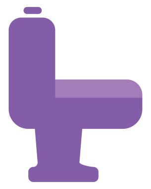 Banyo tuvaleti, illüstrasyon, beyaz arka planda vektör.