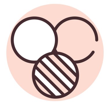 Grafik tasarım renk efekti, illüstrasyon, beyaz arkaplan üzerindeki vektör.