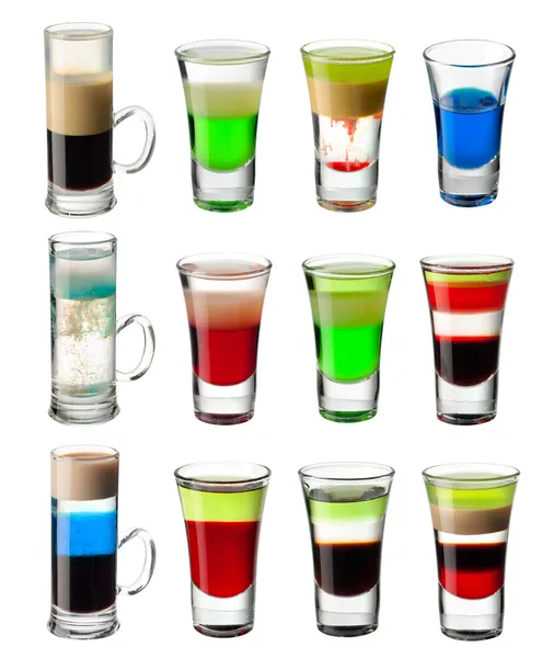 Shot cocktail set — Stockfoto