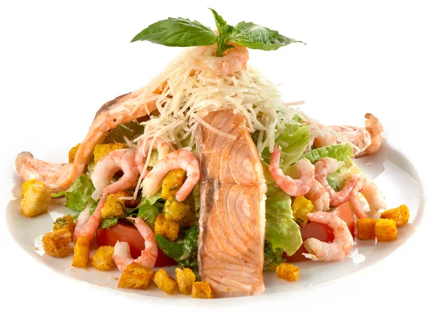 Seafood sald — Stock Photo, Image