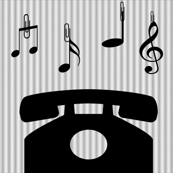 Telefonische Melodie — Stockfoto