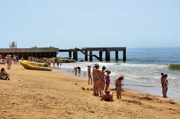 Playa en Algarve, Portugal — Foto de Stock