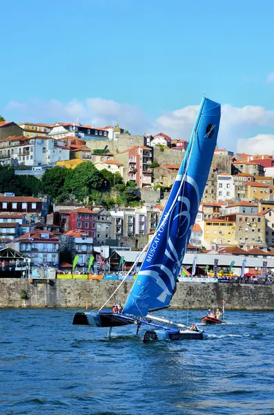 Catamarans racing — Stock Photo, Image