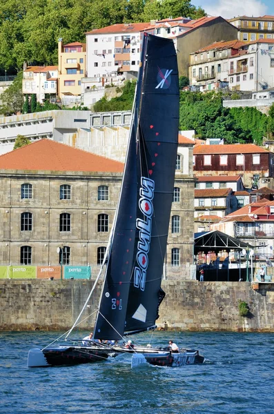 Catamarans racing — Stockfoto