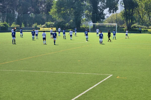 Jogo de futebol — Fotografia de Stock