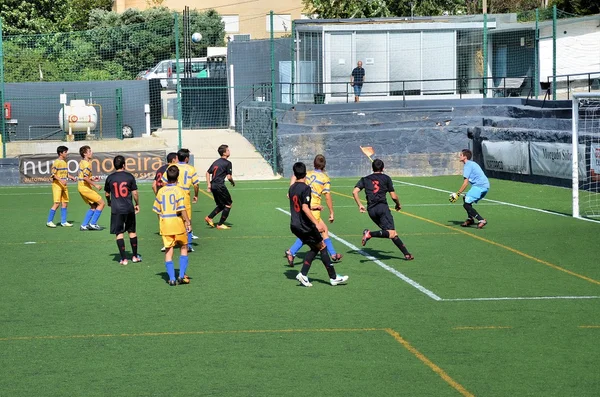 Jogo de futebol — Fotografia de Stock