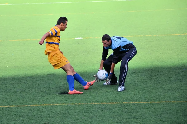 Futbol Oyunu — Stok fotoğraf