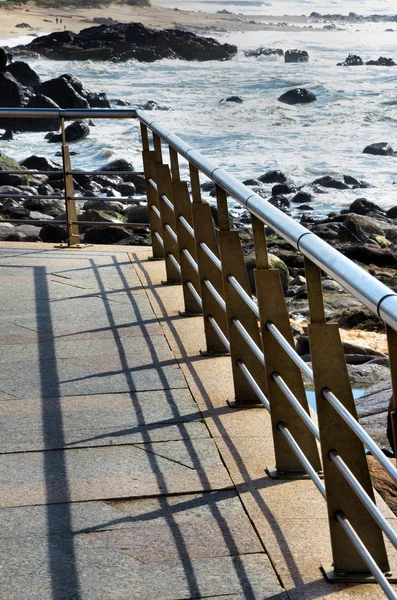 Balustrade over the beach — Stock Photo, Image