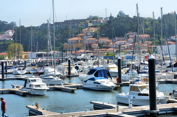 Marina op de rivier douro — Stockfoto