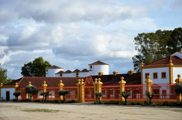 Stallen Voedersilo Alentejo — Stockfoto