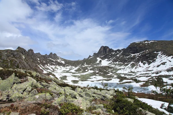 Siberische bergen — Stockfoto