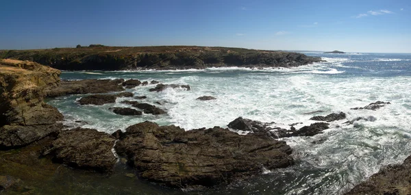 Porto covo felsen und pessegueiro insel — Stockfoto