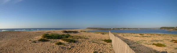 Panorama da lagoa Melides — Fotografia de Stock