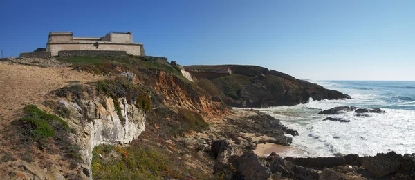 Pessegueiro plaży fort — Zdjęcie stockowe