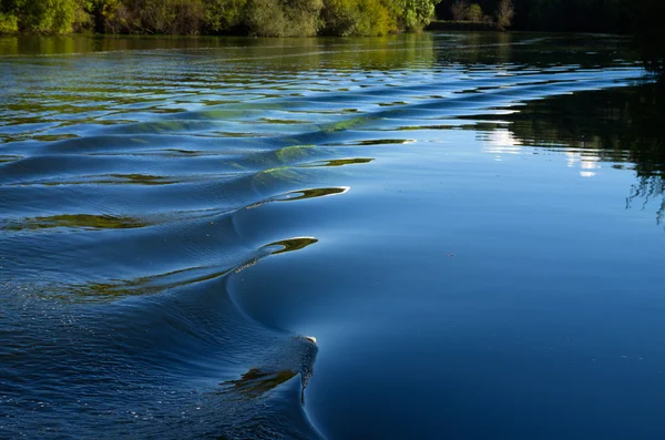 Boat wake — Stock Photo, Image