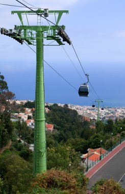 Teleferik funchal, madeira üzerinde