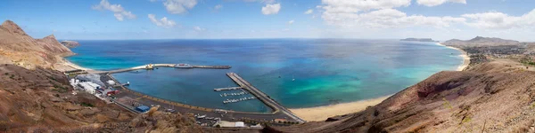 Visão geral do Porto de Porto Santo — Fotografia de Stock