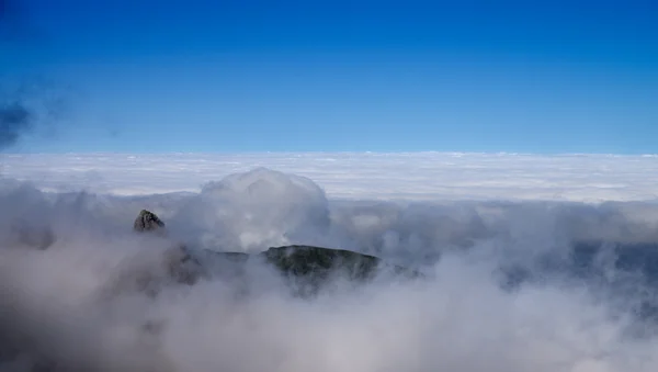 Au-dessus des nuages tapis, Madère — Photo