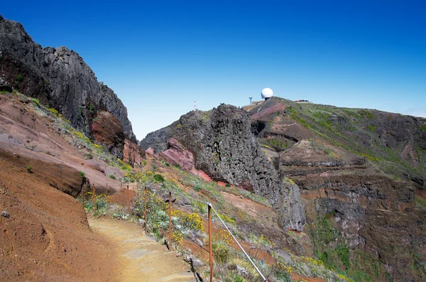 Hiking trail to Pico do Areeiro, Madeira — Stock Photo, Image