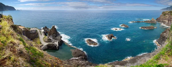 Seixal naturlige havbassiner, Madeira - Stock-foto
