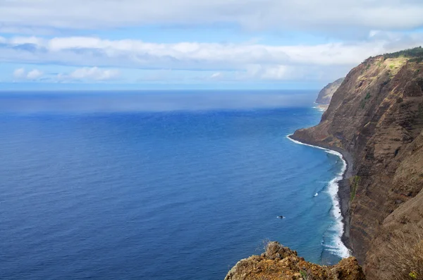 Ponta do Pargo north coastline, Madeira — Stock fotografie