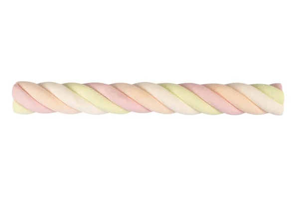 Pastell Gefärbte Marshmallows Süßes Dessert Nahaufnahme Von Lebensmitteln Leckere Eibisch — Stockfoto