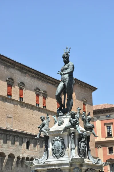 Neptune Fountain, Bologna — Stock Photo, Image