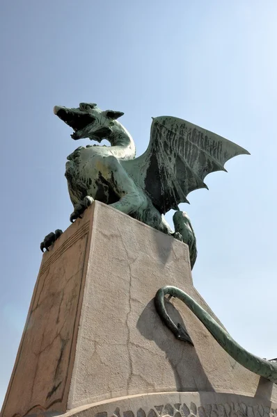 Dragón en Liubliana — Foto de Stock