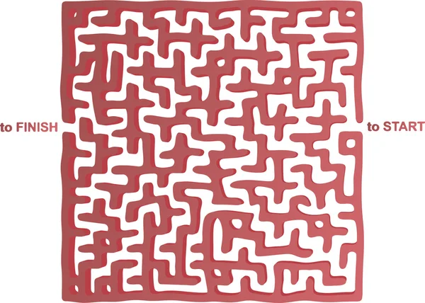 Labirinto abstracto Ilustração De Bancos De Imagens