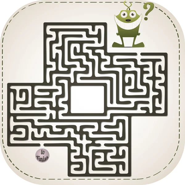 Monster Maze — Stock Vector