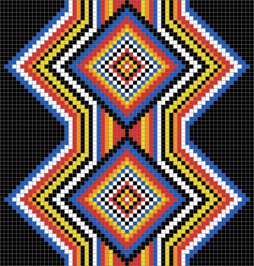 Traditional (native) American Indian pattern