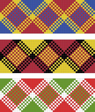  illustration of plaid (tartan) seamless pattern