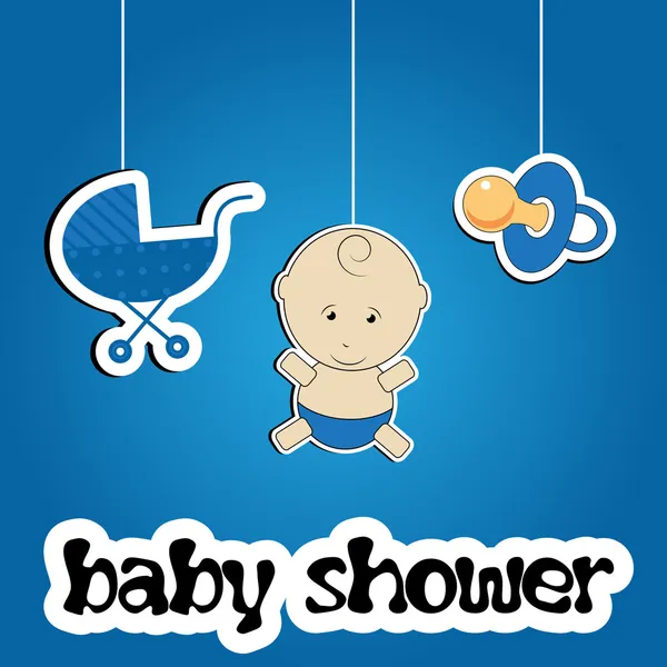 Colorful background for baby shower — Zdjęcie stockowe