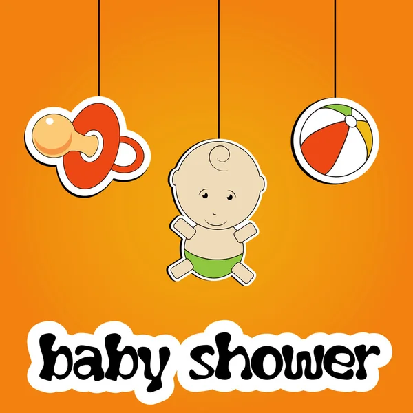 Colorful background for baby shower — Zdjęcie stockowe