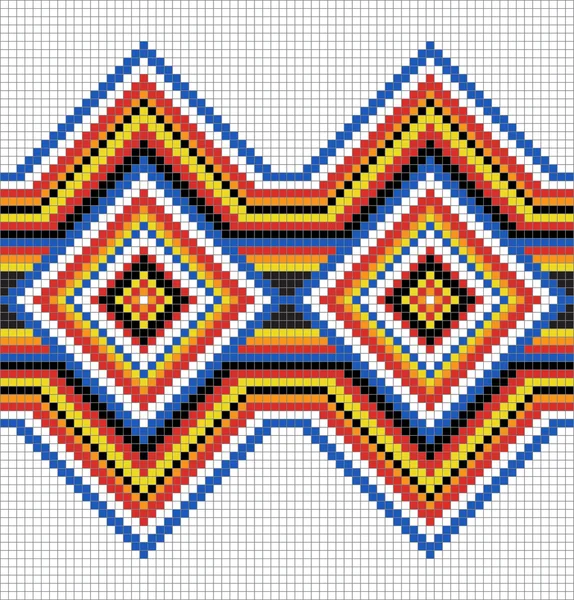 Traditional (native) American Indian pattern — Zdjęcie stockowe