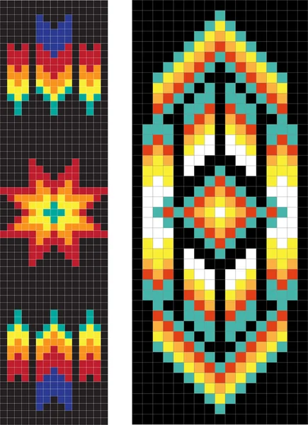 Traditional (native) American Indian pattern — 图库照片