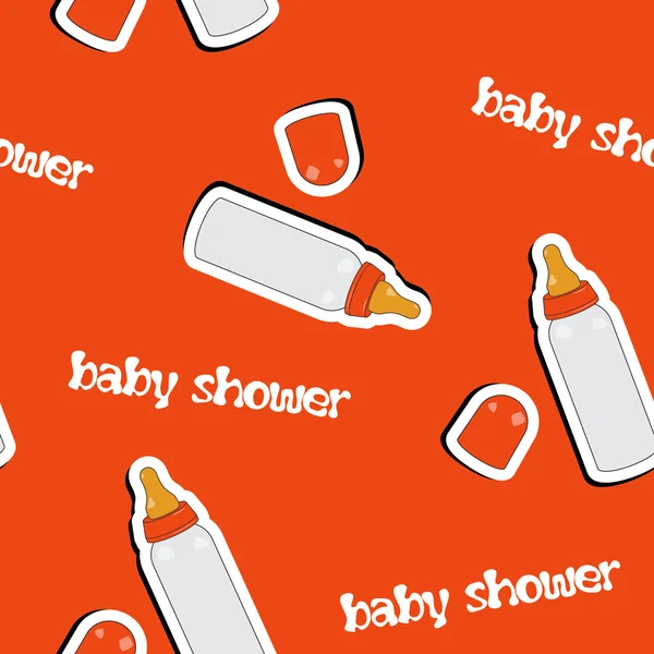 Cute baby background, seamless pattern — 图库照片