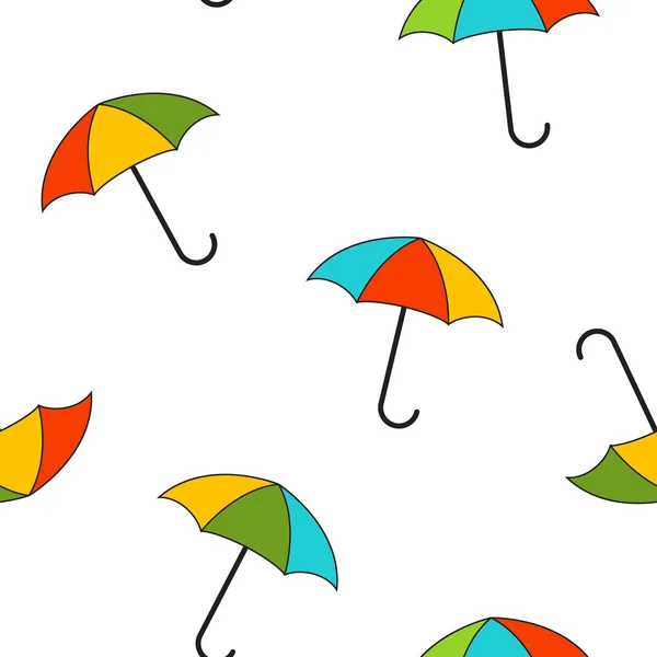 Fondo con paraguas, patrón sin costuras —  Fotos de Stock