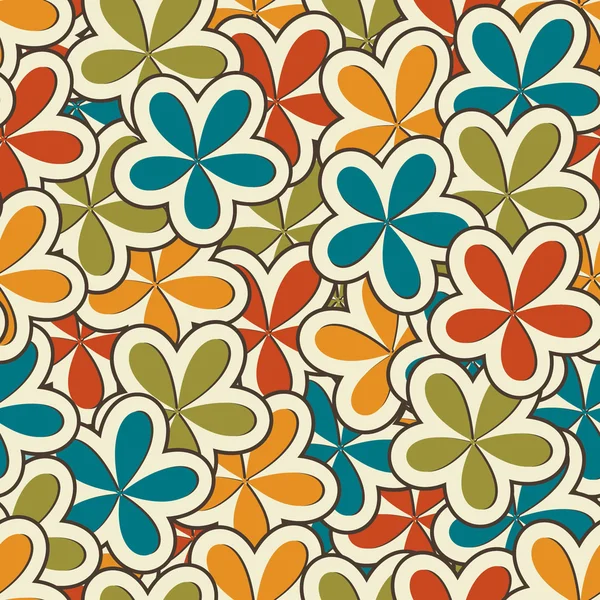 Floral vintage background , seamless pattern — Stockfoto