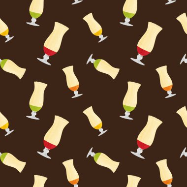  summer background, seamless pattern