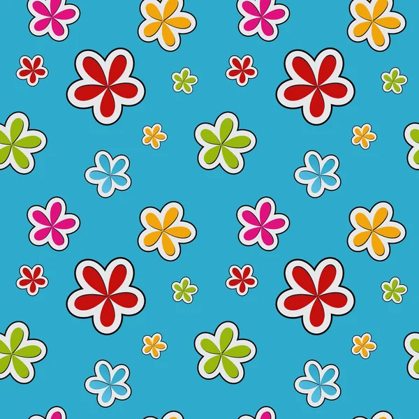 Floral background , seamless pattern — Stockfoto