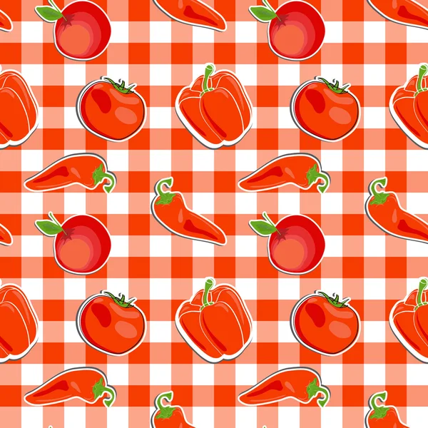 Summer background with vegetables — Stockfoto