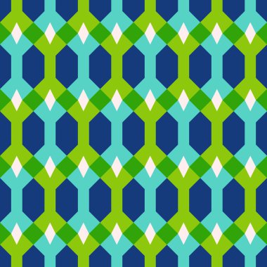 soyut geometrik Dikişsiz desen illüstrasyon