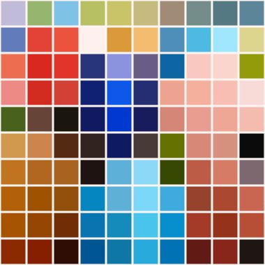 renkli geometrik mozaik desen