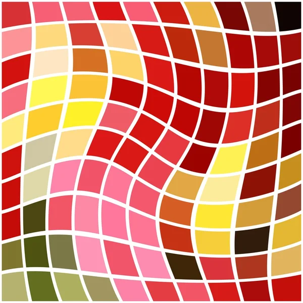 Colorful geometric mosaic pattern — Stock Vector