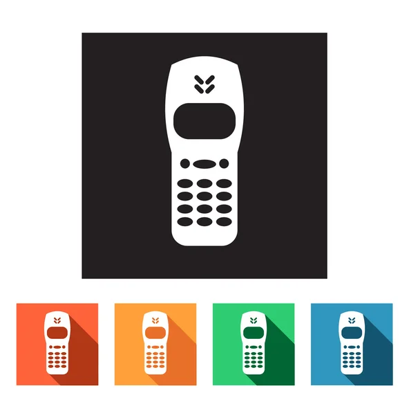 Flat Icons (Telefon, Telefon, Kommunikation)) — Stockvektor