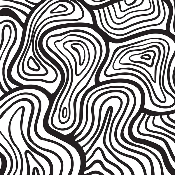 FreeHand abstracte naadloze patroon — Stockvector