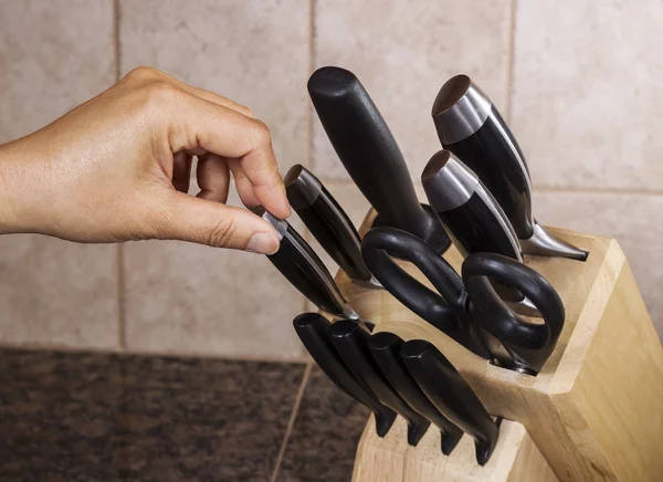 Selecting Knife — Stock Photo, Image