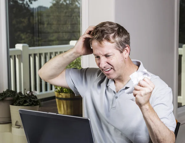 Bad Work Day at Home — Stock Photo, Image
