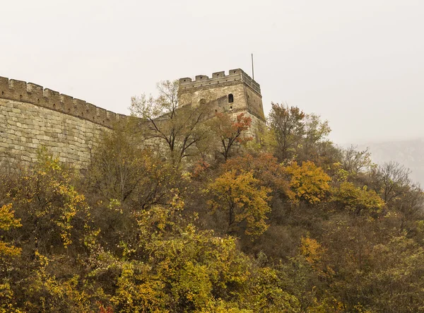 Great Wall in Autumn Season — Stock Photo, Image